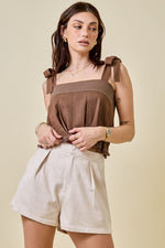 Everything Nice Top- Brown