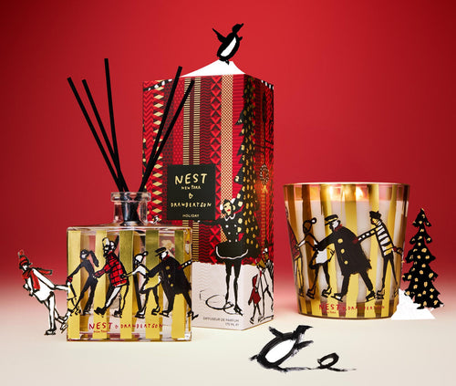 NEST NEW YORK x Drawbertson Holiday Ice Skaters Reed Diffuser