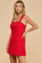 In The City Dress- Red