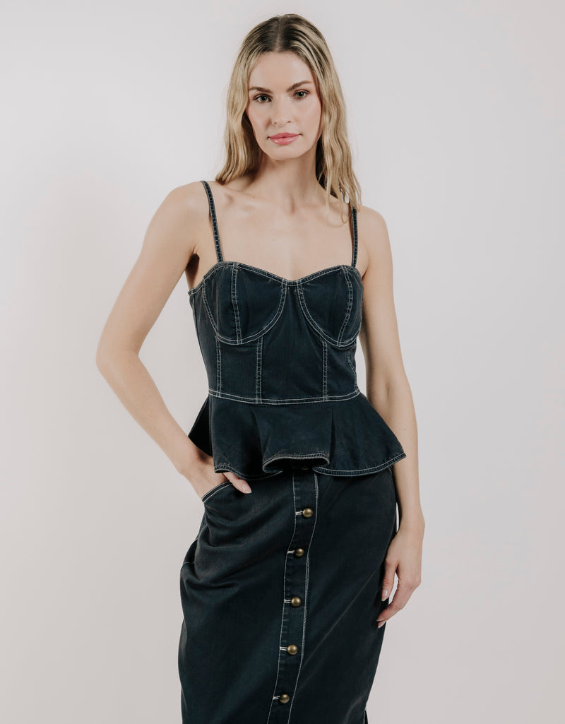 Tabitha Top- Pagent Blue