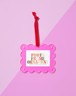 Hot Pink Mini Frame Ornament