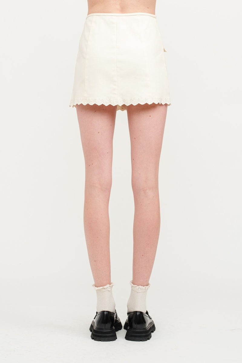 Vanilla Latte Skirt- Cream