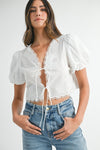 Rule Breaker Top- Off White