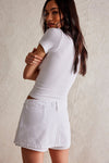 Galivanting Skort- Optic White