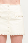 Vanilla Latte Skirt- Cream