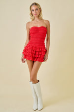 Best Part Dress- Red
