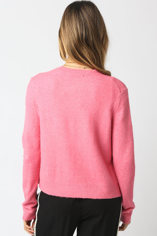 In A Moment Sweater- Pink