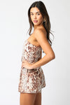 Out N’ About Romper- Light Leopard