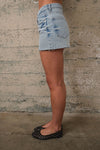 Micro Mini Skirt- Light Denim