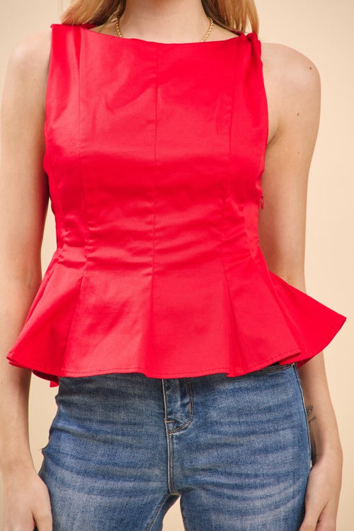 Football Season Top- Red