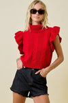 Always Busy Sweater- Red