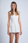 Can't Wait Dress- White