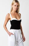 Night Out Top- Black Ivory