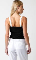 Night Out Top- Black Ivory