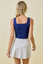 Goes With Everything Top- Navy