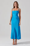 Antlia Maxi Dress- Turquoise Blue