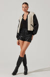 Fionn Jacket- Black Cream