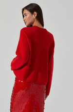 Bowie Sweater- Red