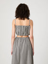 Gingham Top- Black Gingham