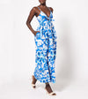 Annie Ankle Dress- Azure Print