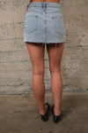 Micro Mini Skirt- Light Denim