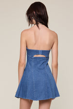Endless Dreams Dress- Washed Denim