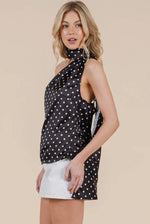 Dottie Top- Black/White