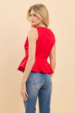 Football Season Top- Red