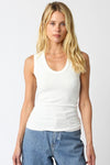 Go With It Top- Off White