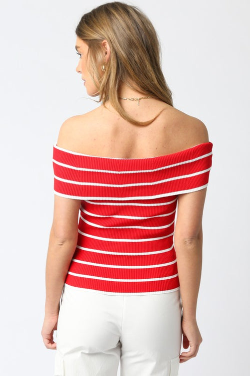 Top- Red White
