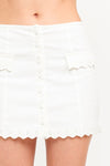 Vanilla Latte Skirt- Off White