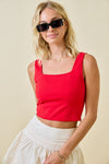 Goes With Everything Top- Red