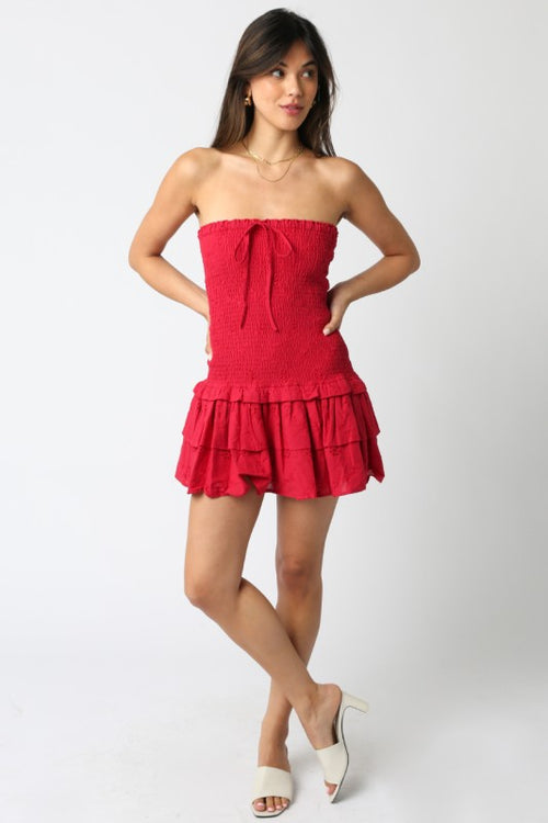 Forever & Ever Dress- Red