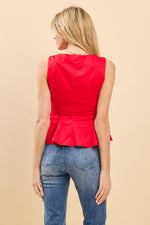 Football Season Top- Red