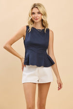 Football Season Top- Navy
