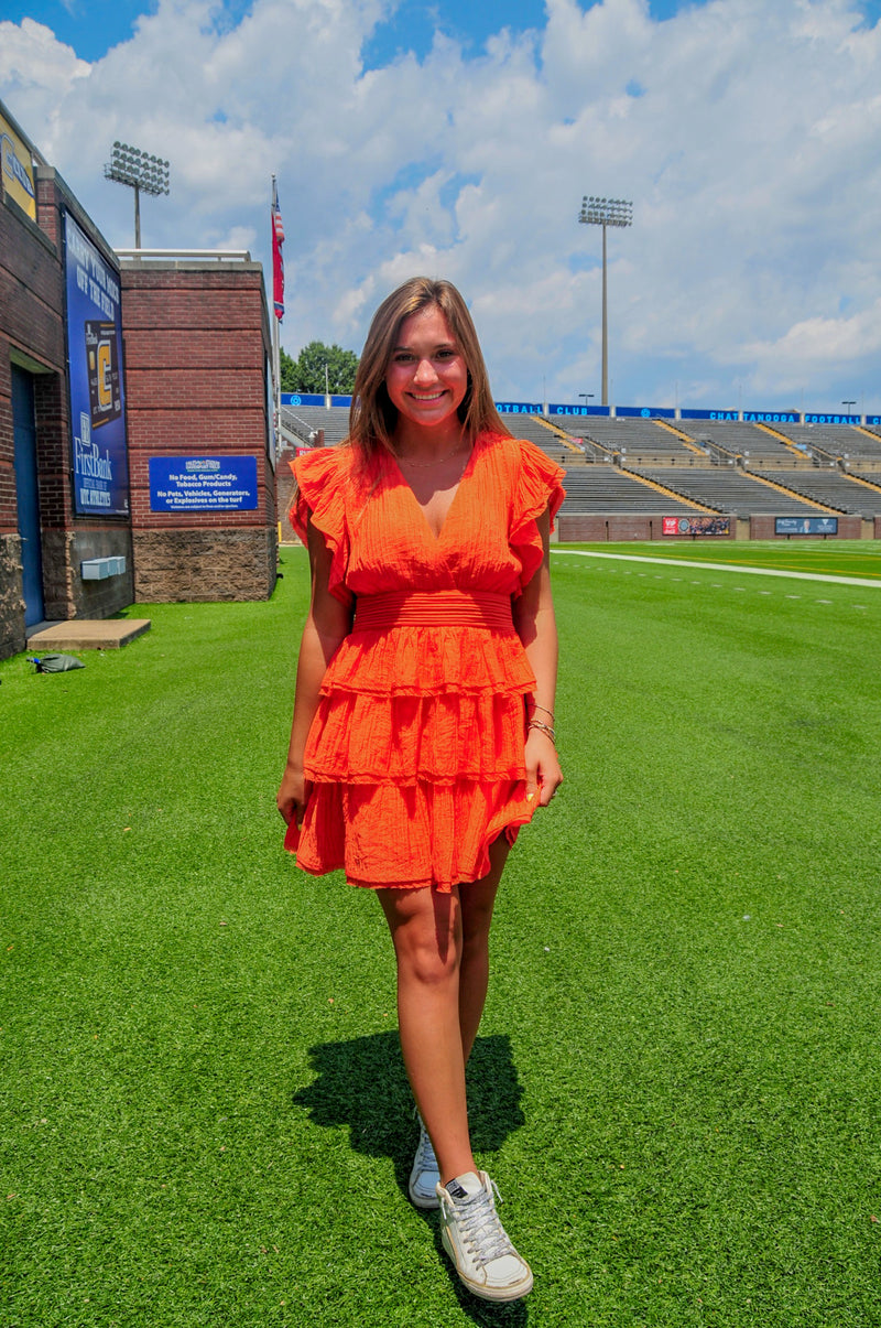 Nikki Mini Dress - Orange