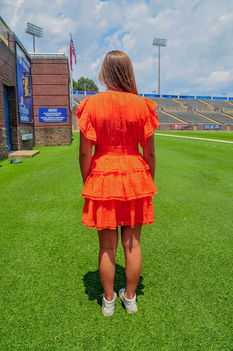 Nikki Mini Dress - Orange