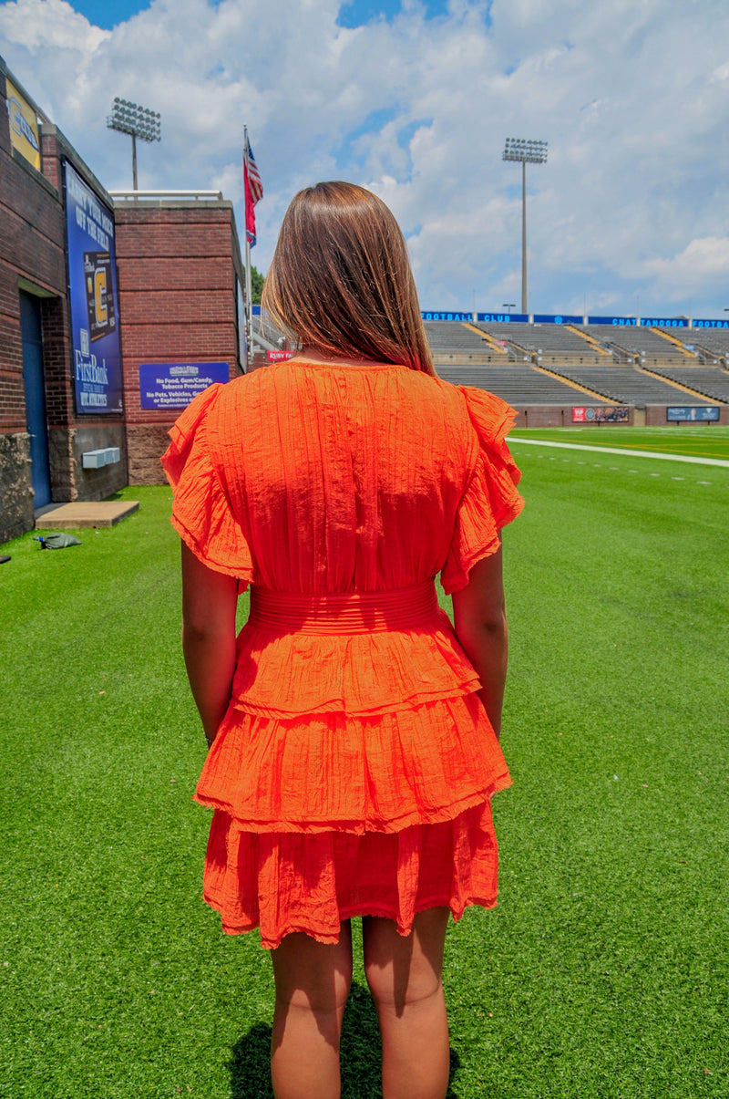 Nikki Mini Dress - Orange