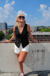 Blazer Vest - Black