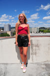 XOXO Shorts- Black