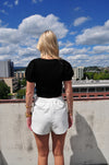 Spotted in Central Park Top- Black