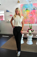 Quentin Cable Knit Top - Cream