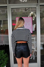 Marley Sweater - Black White