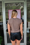 Quentin Cable Knit Top - Brown