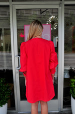 Dallas Dress- Red