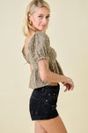 Autumn Calling Top- Washed Denim