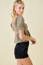 Autumn Calling Top- Washed Denim