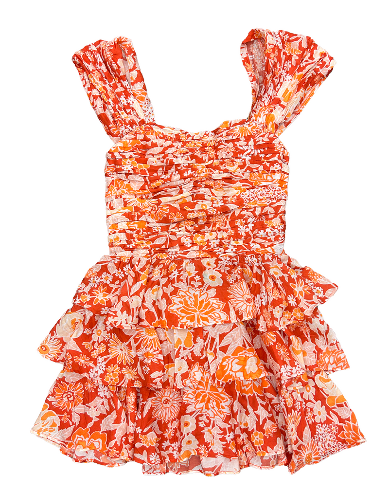 Kendra Mini Dress - Light My Fire Floral Print