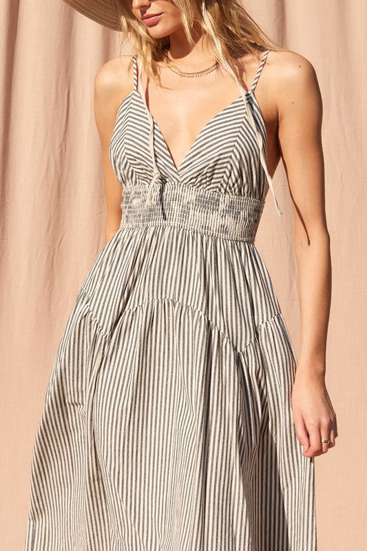 New Season Midi- Navy