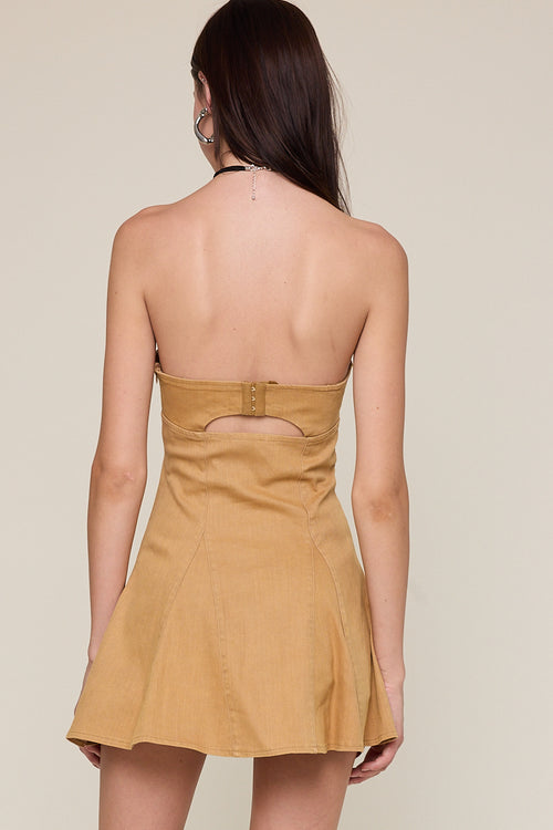 Endless Dreams Dress- Camel